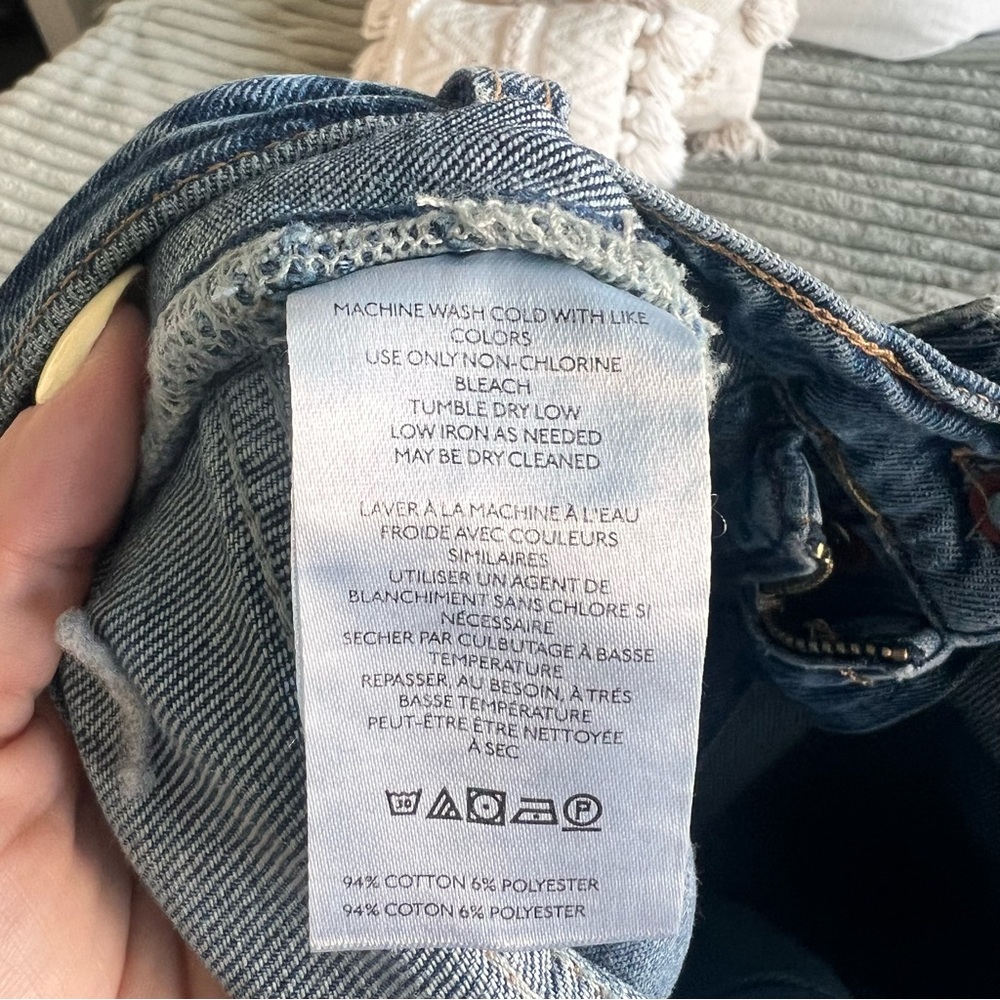 Anthropologie Pilcro Country Denim Skort-  Size 28- NWT - Picture 10 of 10